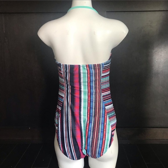 Jessica Simpson multi bandeau one piece swimsuit - Picture 2 of 2